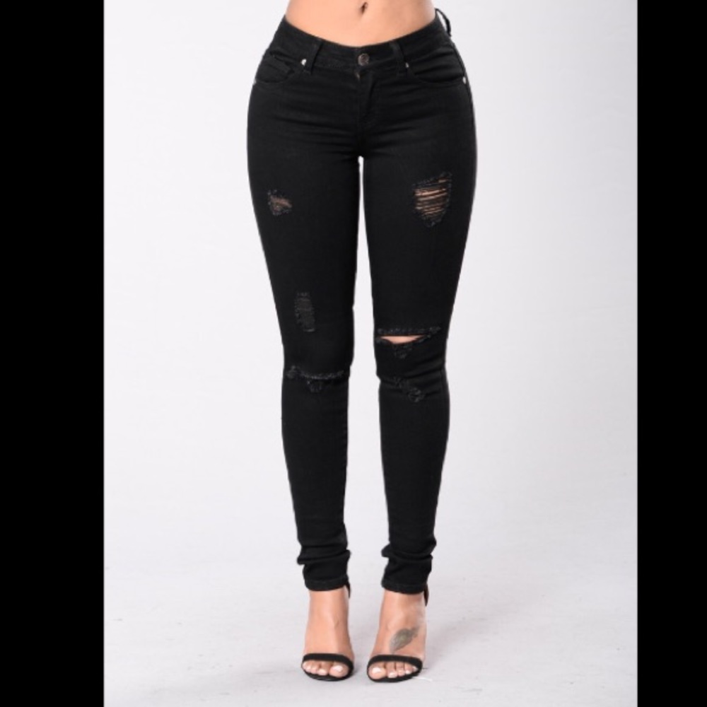 🚫❌SOLD❌🚫Taste My Words Jeans - Black